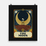 Astronaut Tarot Moon-None-Matte-Poster-tobefonseca