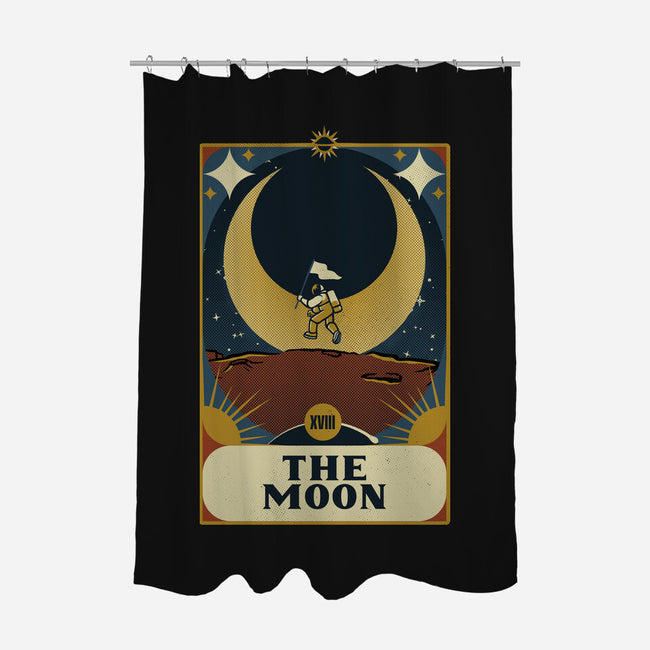 Astronaut Tarot Moon-None-Polyester-Shower Curtain-tobefonseca