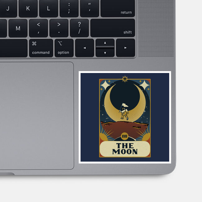 Astronaut Tarot Moon-None-Glossy-Sticker-tobefonseca