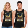 Astronaut Tarot Moon-Unisex-Basic-Tank-tobefonseca