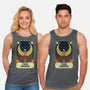 Astronaut Tarot Moon-Unisex-Basic-Tank-tobefonseca