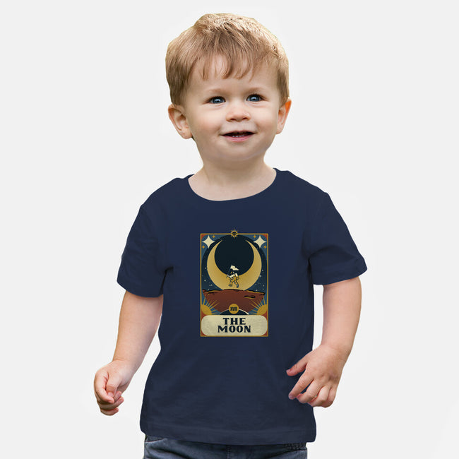 Astronaut Tarot Moon-Baby-Basic-Tee-tobefonseca