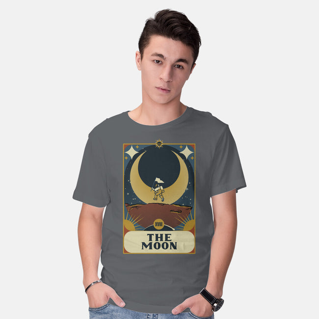 Astronaut Tarot Moon-Mens-Basic-Tee-tobefonseca