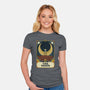 Astronaut Tarot Moon-Womens-Fitted-Tee-tobefonseca
