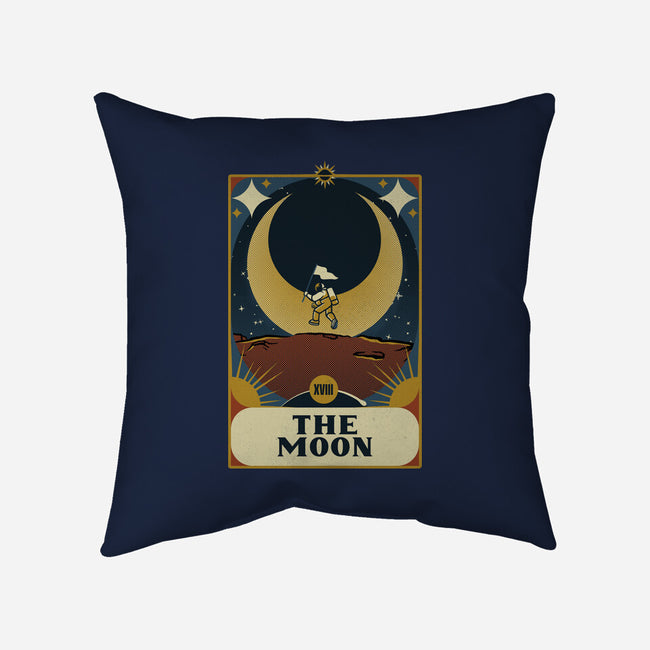 Astronaut Tarot Moon-None-Removable Cover w Insert-Throw Pillow-tobefonseca
