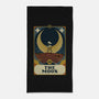 Astronaut Tarot Moon-None-Beach-Towel-tobefonseca