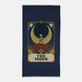 Astronaut Tarot Moon-None-Beach-Towel-tobefonseca