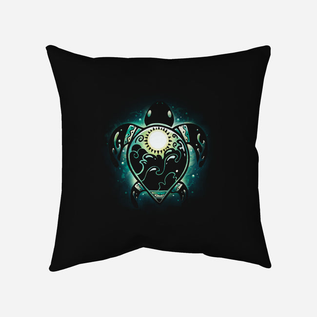 Turtle Tattoo-None-Removable Cover w Insert-Throw Pillow-Vallina84