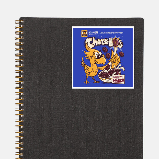Choco-Bo's Cereal-None-Glossy-Sticker-Aarons Art Room