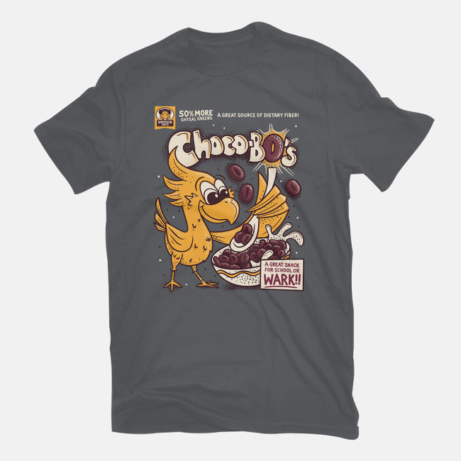 Choco-Bo's Cereal-Womens-Basic-Tee-Aarons Art Room