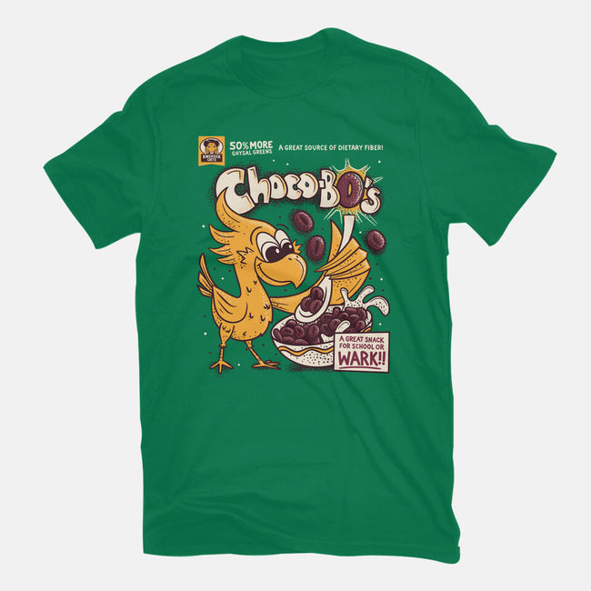 Choco-Bo's Cereal-Womens-Basic-Tee-Aarons Art Room