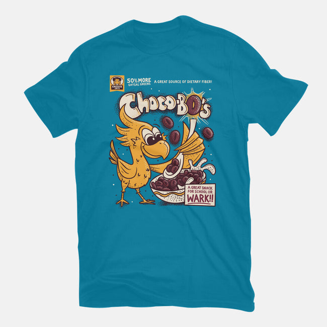 Choco-Bo's Cereal-Womens-Basic-Tee-Aarons Art Room