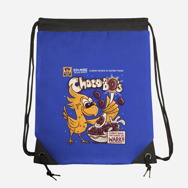Choco-Bo's Cereal-None-Drawstring-Bag-Aarons Art Room