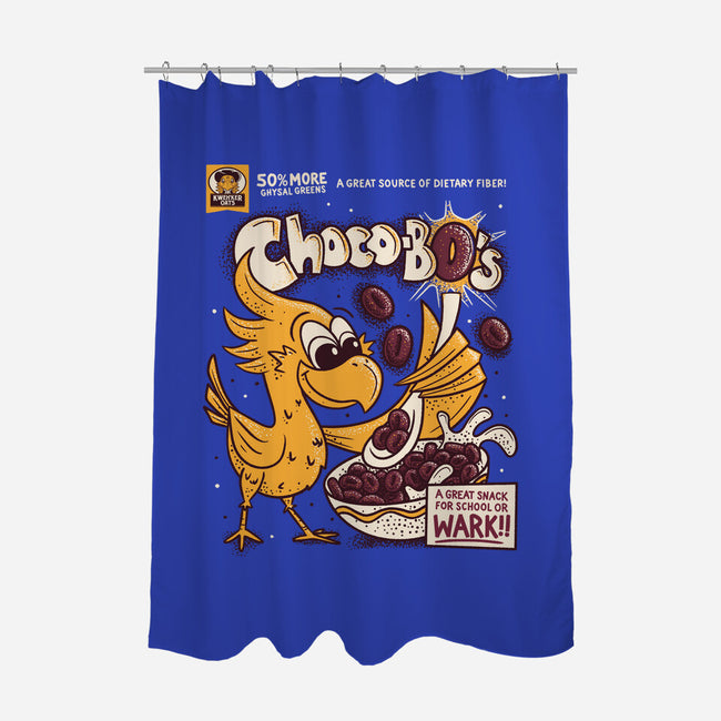 Choco-Bo's Cereal-None-Polyester-Shower Curtain-Aarons Art Room