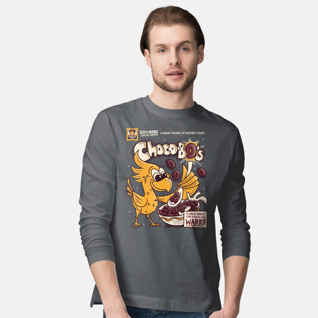 Choco-Bo's Cereal-Mens-Long Sleeved-Tee-Aarons Art Room