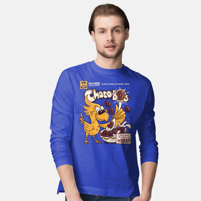 Choco-Bo's Cereal-Mens-Long Sleeved-Tee-Aarons Art Room