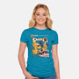 Choco-Bo's Cereal-Womens-Fitted-Tee-Aarons Art Room
