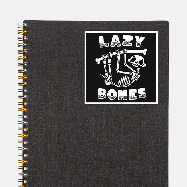 Lazy Bones-None-Glossy-Sticker-Aarons Art Room