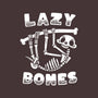 Lazy Bones-None-Drawstring-Bag-Aarons Art Room