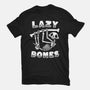 Lazy Bones-Womens-Fitted-Tee-Aarons Art Room