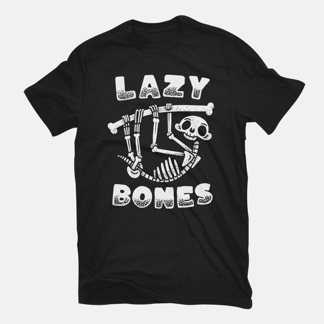 Lazy Bones-Unisex-Basic-Tee-Aarons Art Room
