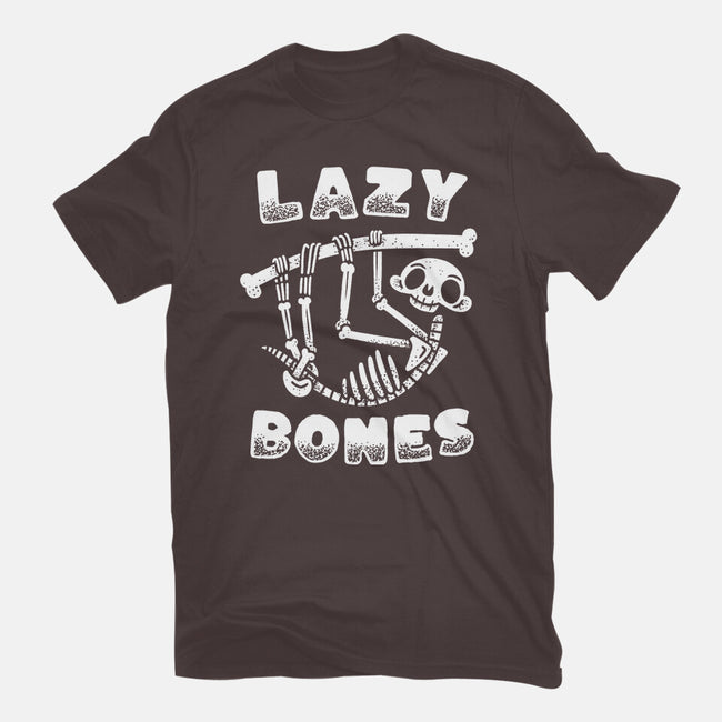 Lazy Bones-Womens-Basic-Tee-Aarons Art Room