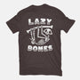 Lazy Bones-Womens-Basic-Tee-Aarons Art Room