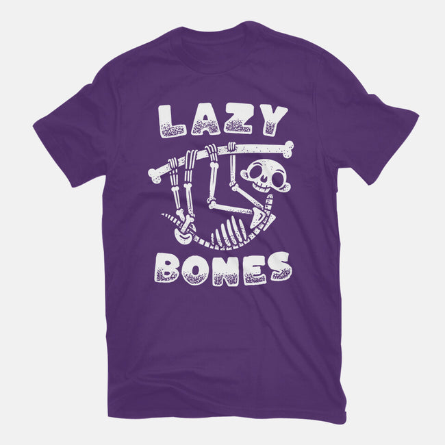Lazy Bones-Womens-Fitted-Tee-Aarons Art Room