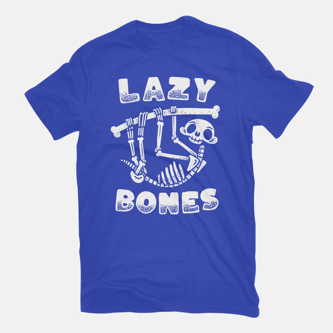 Lazy Bones-Womens-Fitted-Tee-Aarons Art Room