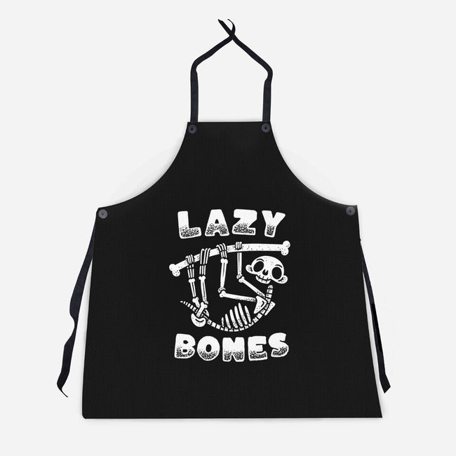 Lazy Bones-Unisex-Kitchen-Apron-Aarons Art Room