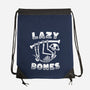 Lazy Bones-None-Drawstring-Bag-Aarons Art Room