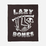 Lazy Bones-None-Fleece-Blanket-Aarons Art Room