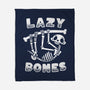 Lazy Bones-None-Fleece-Blanket-Aarons Art Room