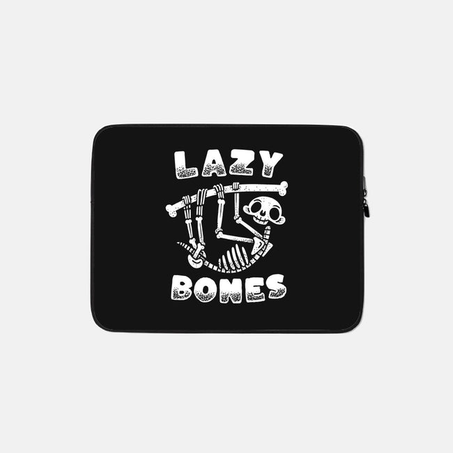 Lazy Bones-None-Zippered-Laptop Sleeve-Aarons Art Room