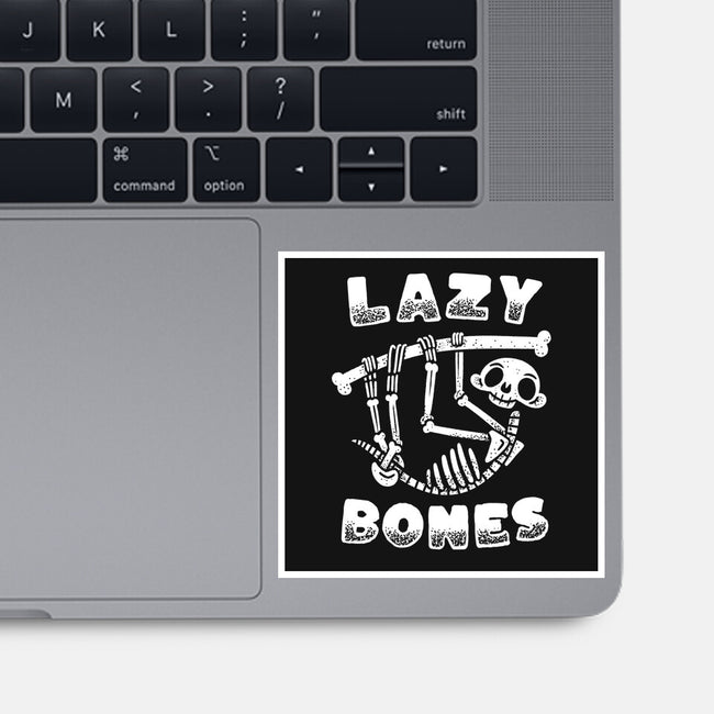 Lazy Bones-None-Glossy-Sticker-Aarons Art Room