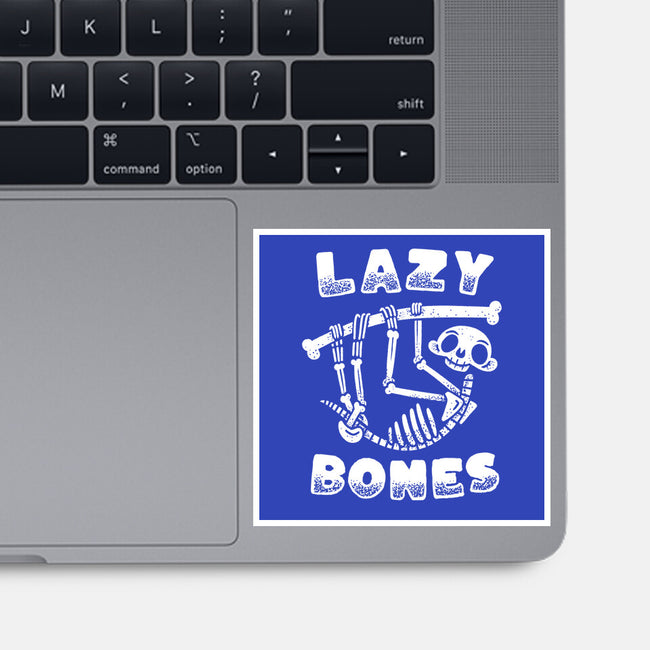 Lazy Bones-None-Glossy-Sticker-Aarons Art Room