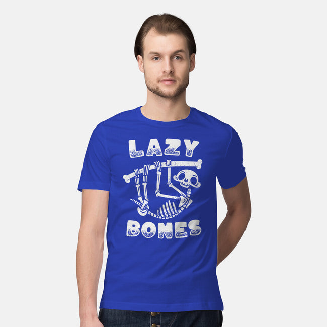 Lazy Bones-Mens-Premium-Tee-Aarons Art Room