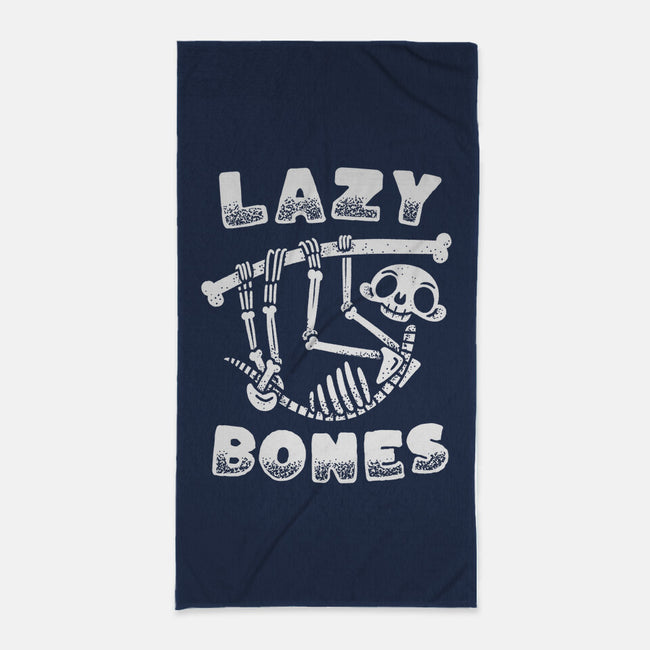 Lazy Bones-None-Beach-Towel-Aarons Art Room