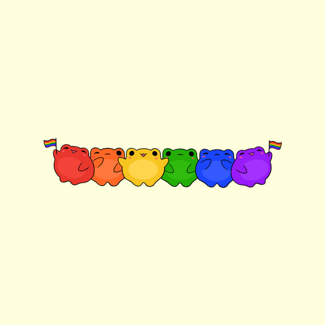 Rainbow Frogs-None-Adjustable Tote-Bag-kosmicsatellite