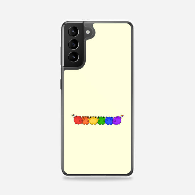 Rainbow Frogs-Samsung-Snap-Phone Case-kosmicsatellite