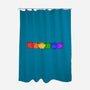 Rainbow Frogs-None-Polyester-Shower Curtain-kosmicsatellite