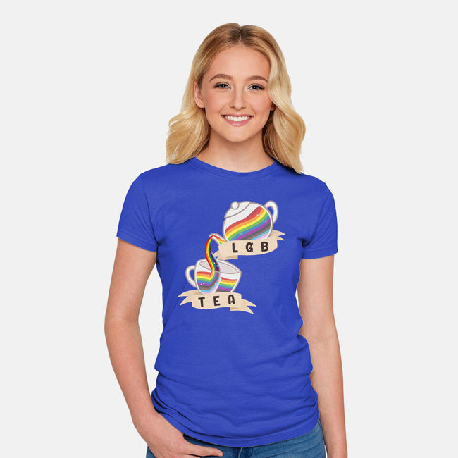 LGB-Tea-Womens-Fitted-Tee-kosmicsatellite