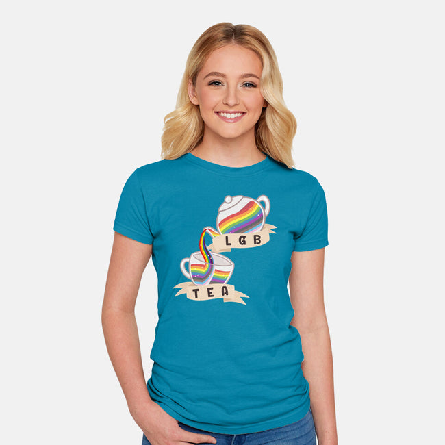 LGB-Tea-Womens-Fitted-Tee-kosmicsatellite