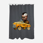 You Talking To Me?-none polyester shower curtain-ChetArt