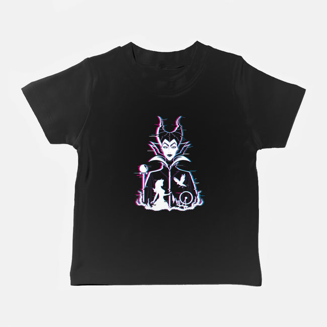 Maleficent Glitched-Baby-Basic-Tee-danielmorris1993