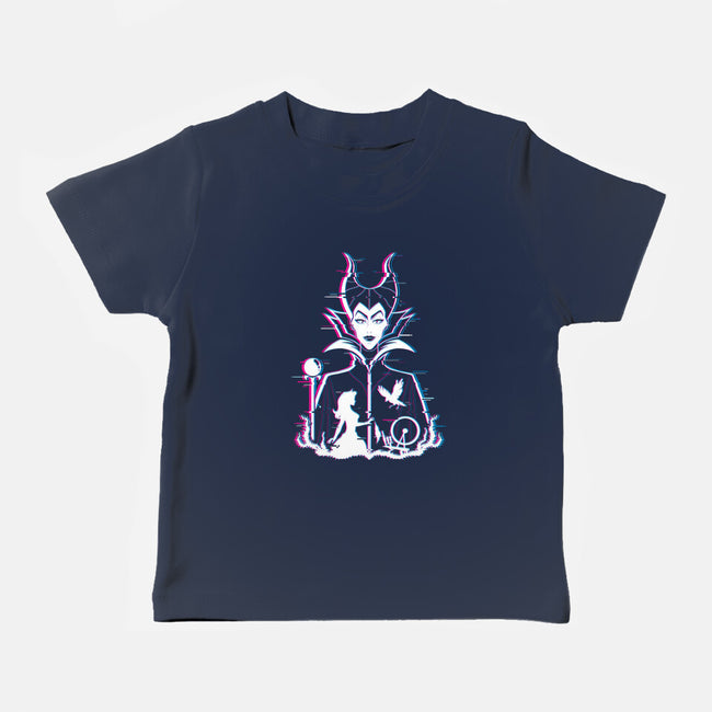 Maleficent Glitched-Baby-Basic-Tee-danielmorris1993