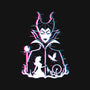 Maleficent Glitched-Womens-Off Shoulder-Sweatshirt-danielmorris1993