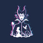 Maleficent Glitched-Womens-Racerback-Tank-danielmorris1993