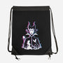 Maleficent Glitched-None-Drawstring-Bag-danielmorris1993