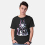 Maleficent Glitched-Mens-Basic-Tee-danielmorris1993